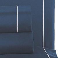 Jogo De Lençol Queen Top Line 180 Fios 4 Peças - Azul Marinho - 2