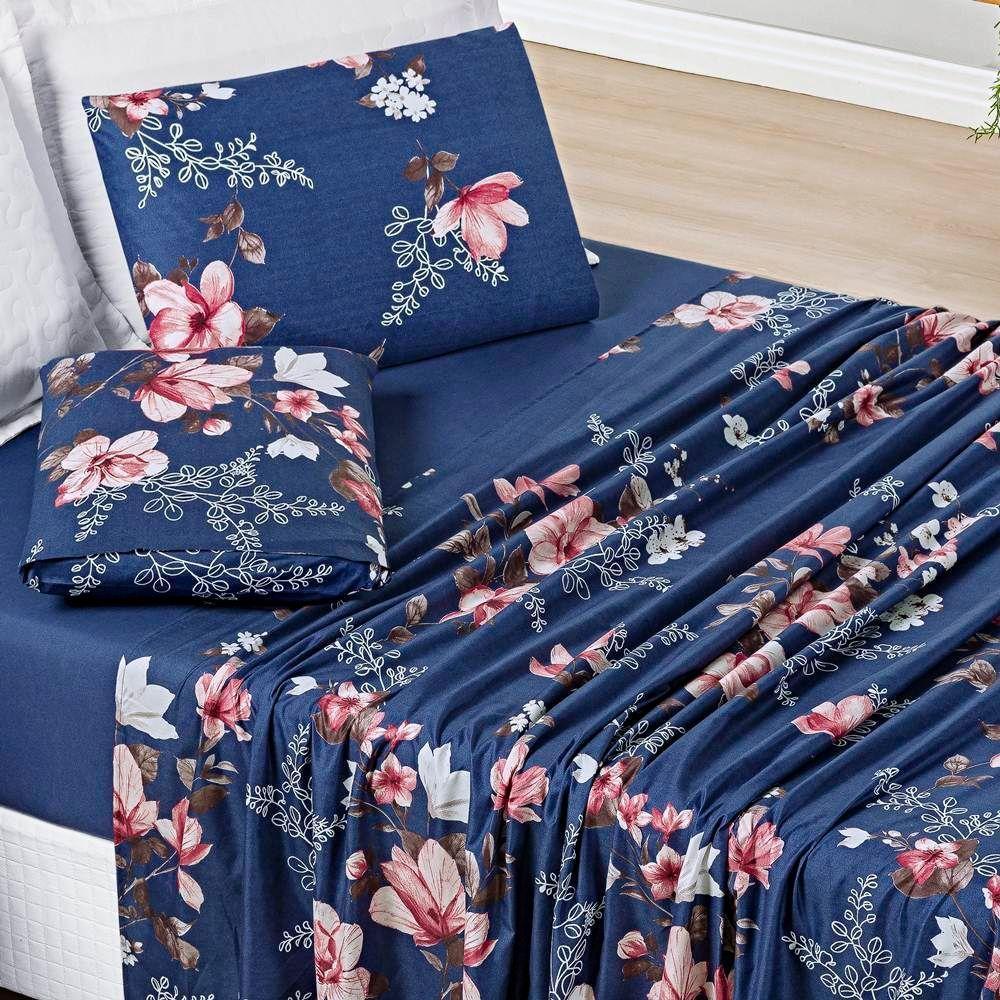 Jogo De Lençol King Avere 200 Fios Estampado 4 Peças Cor Encantada - 2