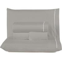 Jogo De Lençol Queen Top Line 180 Fios 4 Peças - Cinza - 1