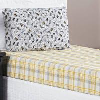 Jogo De Lençol Solteiro Joy Malha 100% Algodão Estampado 2 Peças Cor Adventuree - 1