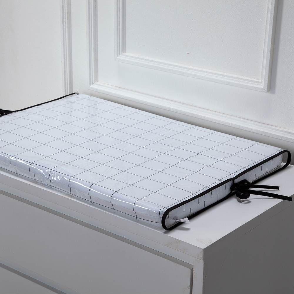 Trocador De Quarto Baby Percal 200 Fios 100% Algodão - Grid - 2