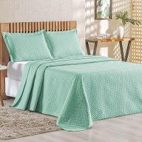 Cobre Leito Queen Bouti Mavie Geométrico 180 Fios 3 Peças - Tifany - 1