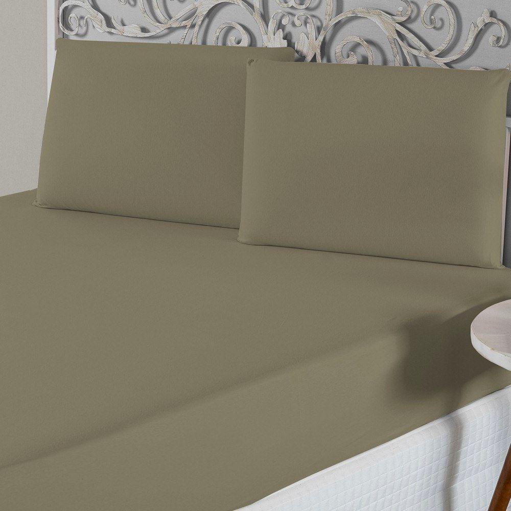 Jogo De Lençol Casal Padrão Malha 100% Algodão 3 Peças - Avela - 1