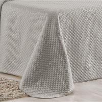 Cobre Leito Queen Bouti Mavie Geométrico 180 Fios 3 Peças - Cinza - 3