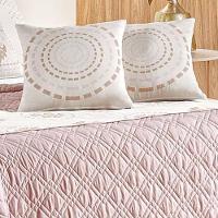 Kit Cobre Leito King Turin Com Almofadas E Peseira 180 Fios 10 Peças - Rose - 2