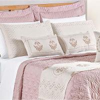 Kit Cobre Leito King Turin Com Almofadas E Peseira 180 Fios 10 Peças - Rose - 3