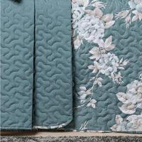 Cobre Leito King Dupla Face Avere 200 Fios Estampado 3 Peças Cor Primavera - 3