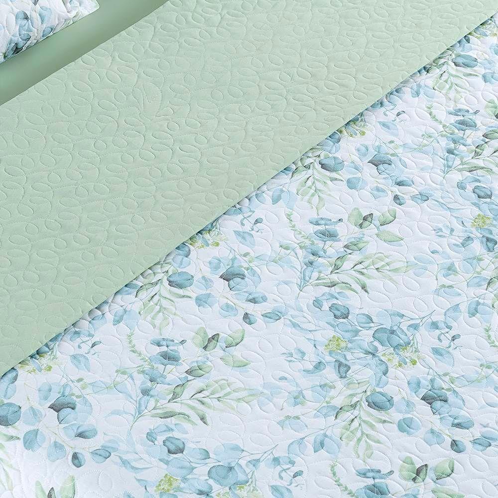 Cobre Leito King Cotton Select Dupla Face 200 Fios 3 Peças - Forest - 2