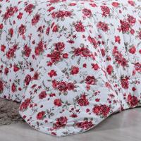 Edredom Queen Craft Percal 200 Fios 100% Algodão 5 Peças - Rosas Vermelha - 2