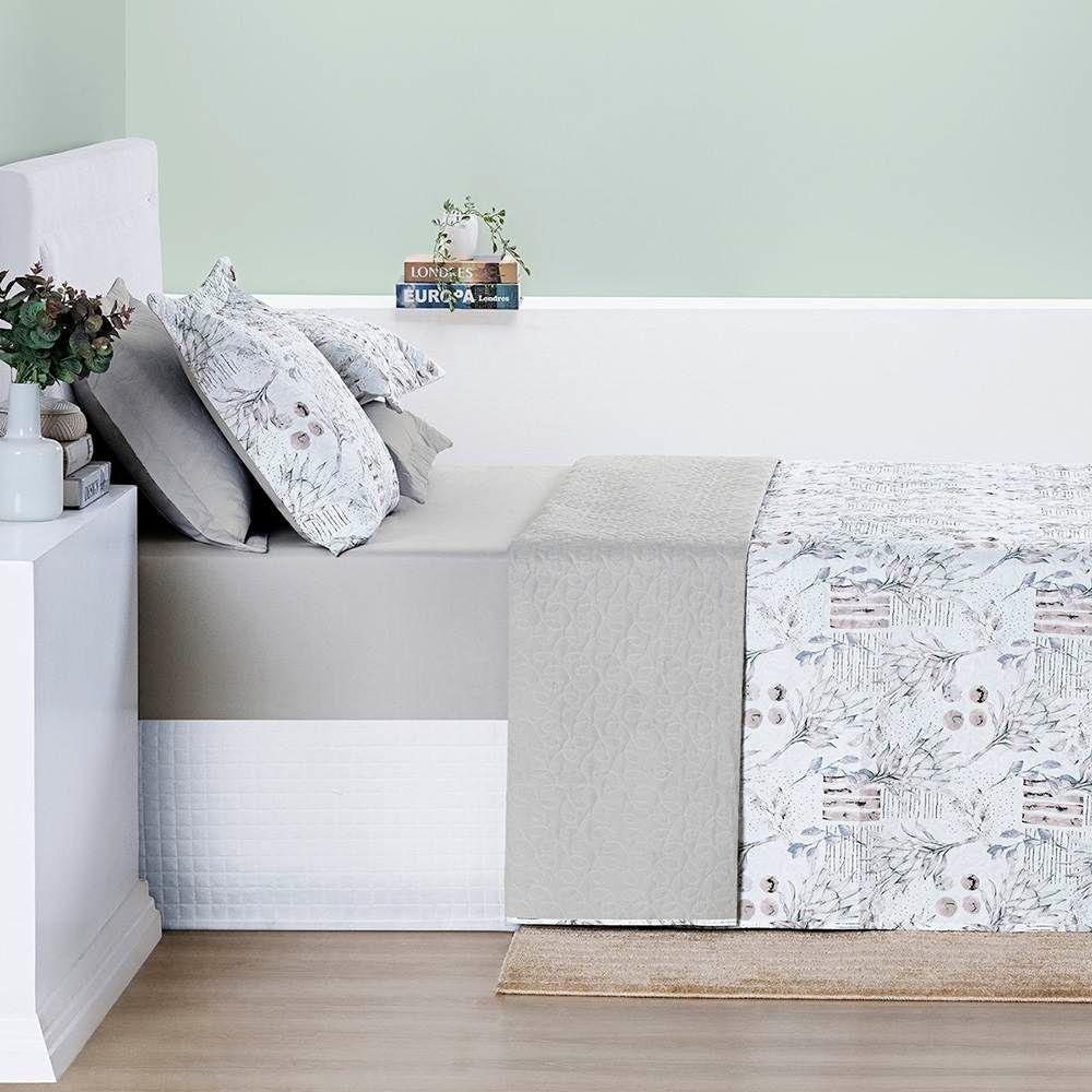 Cobre Leito Queen Cotton Select Dupla Face 200 Fios 3 Peças - Protea - 4