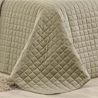 Cobre Leito Casal Padrão Montreal Algodão 150 Fios 3 Peças - Caqui - 3