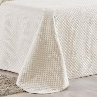 Cobre Leito Queen Bouti Mavie Geométrico 180 Fios 3 Peças - Marfim - 3