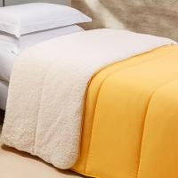 Edredom Solteiro Coberdrom Flupy Percal-sherpa 1 Peça - Amarelo - 2