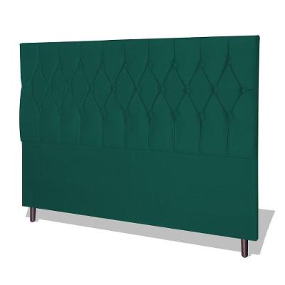 Cabeceira Estofada Box Solteiro Encosto Para Cama Ram 1500 94x126 Azul Tiffany
