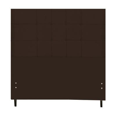 Cabeceira Casal King Size 195 Cm New Maveric Marrom Para Cama Box Estofada -