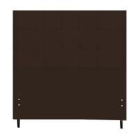 Cabeceira Solteiro 94 Cm Maveric Marrom Para Cama Box Estofada - 1