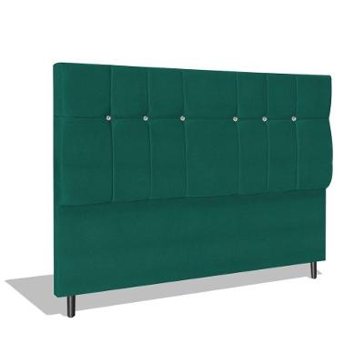Cabeceira Estofada Box Solteiro Encosto Para Cama Audi X1 94x126 Azul Tiffany