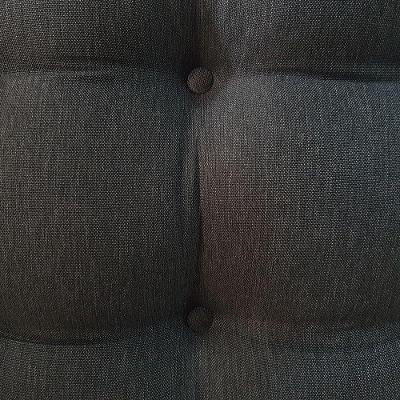 Cadeira Costela Com Puff Para Sala De Estar Élpis Móveis Linho Grafite