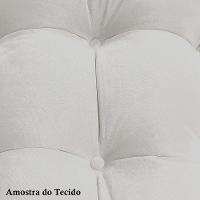 Poltrona De Amamentação Aquila Retro Com Puff Élpis Móveis Veludo Bege - 2