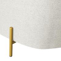 Sofá Orgânico 2 Lugares Living Maitê 1,80m Élpis Móveis Linho Bege - 3