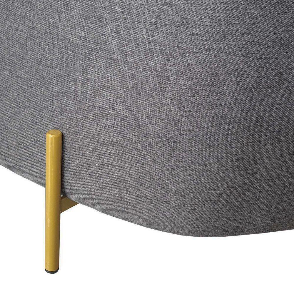 Sofá Orgânico 2 Lugares Living Maitê 1,80m Élpis Móveis Linho Grafite - 5