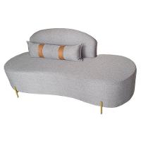 Sofá Orgânico 2 Lugares Living Maitê 1,80m Élpis Móveis Linho Cinza - 3