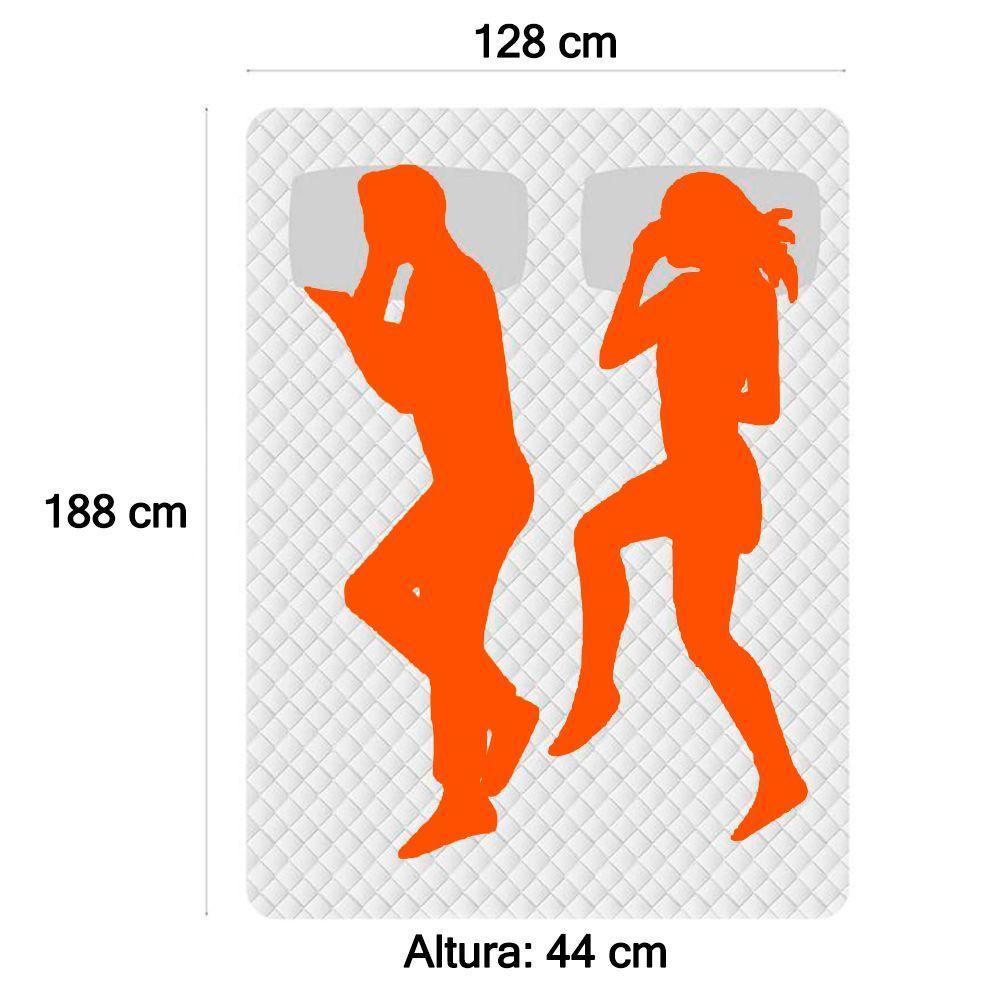 Cama Box Baú Viúva Sereneprime Sintético Preto 128x188x44 - 4