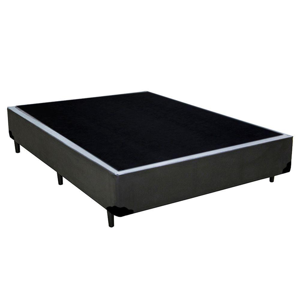 Cama Box Casal Sintético Sereneprime Cinza 138x188x40 - 1