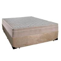 Cama Box Casal Suede + Colchão Sereneprime Molas Ensacadas 138x188x65 Bege - 6