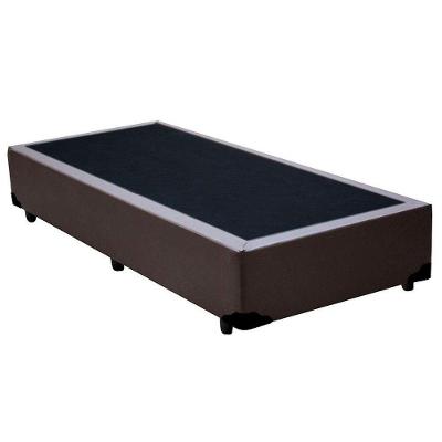 Cama Box Solteiro Sintético Sereneprime Marrom 88x188x40