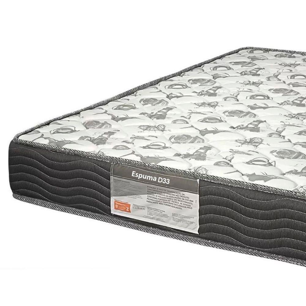 Cama Box Casal Sintético + Colchão De Espuma D33 - Sereneprime - 138cm Marrom - 9