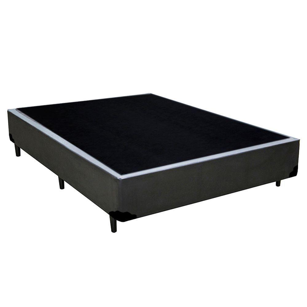 Cama Box Casal Sintético + Colchão De Espuma D33 - Sereneprime - 138cm Cinza - 6