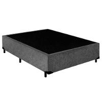 Cama Box Casal Suede + Colchão De Espuma D33 - Sereneprime - 138cm Cor:cinza - 5