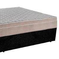 Cama Box Casal Suede + Colchão Sereneprime Molas Ensacadas 138x188x65 Preto - 6