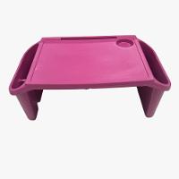 Bandeja Mesa Colo Apoio Comer Refeição Cama Suporte Notebook Rosa - 1