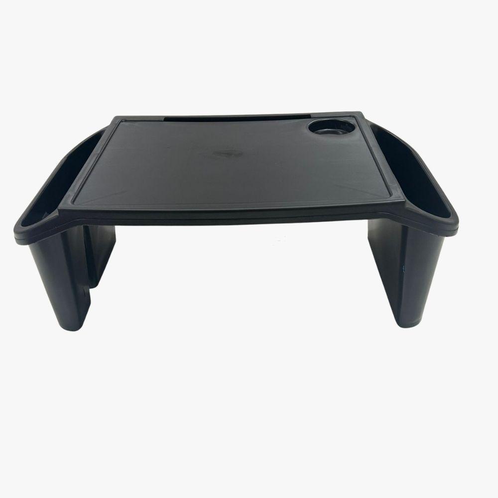 Bandeja Mesa Colo Apoio Comer Refeição Cama Suporte Notebook Preto - 1