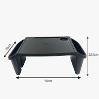 Bandeja Mesa Colo Apoio Comer Refeição Cama Suporte Notebook Preto - 3