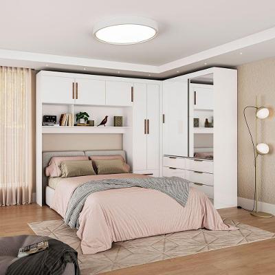 Guarda Roupa Casal Modulado Sevilha Plus 7 Portas 8 Gavetas Branco Carioca Móveis