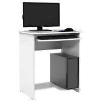 Mesa Escrivaninha Para Computador Prática 65cm Ej Móveis Branco - 1