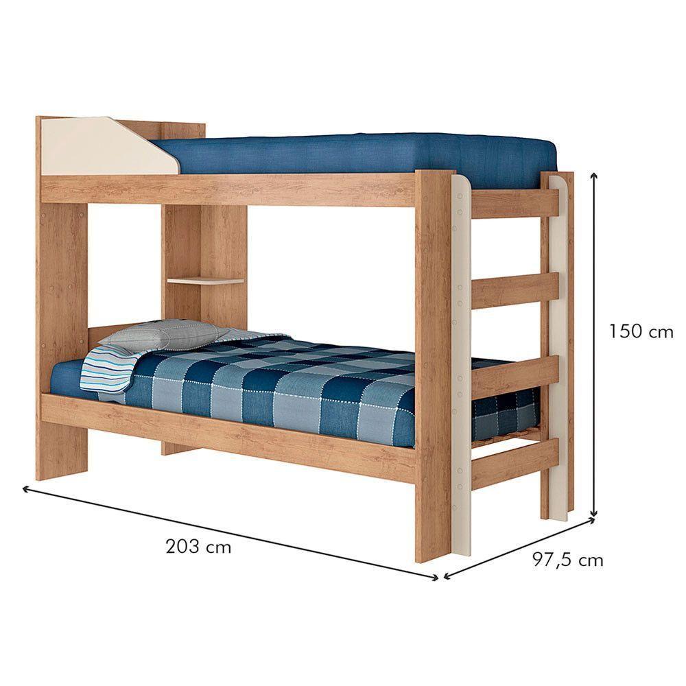 Beliche Indy Com Nicho Decorativo Conquista Móveis Amêndoa-off White - 3