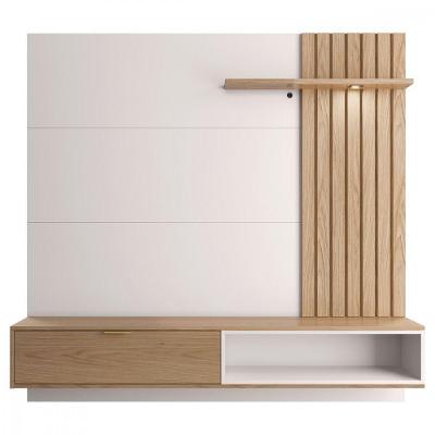Painel Para Tv Tocantins Até 60 Polegadas 1 Porta Colibri Off White-freijó