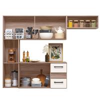 Cozinha Compacta Suspensa Juliete 7 Portas 2 Gavetas Nicioli Cinamomo-off White - 2