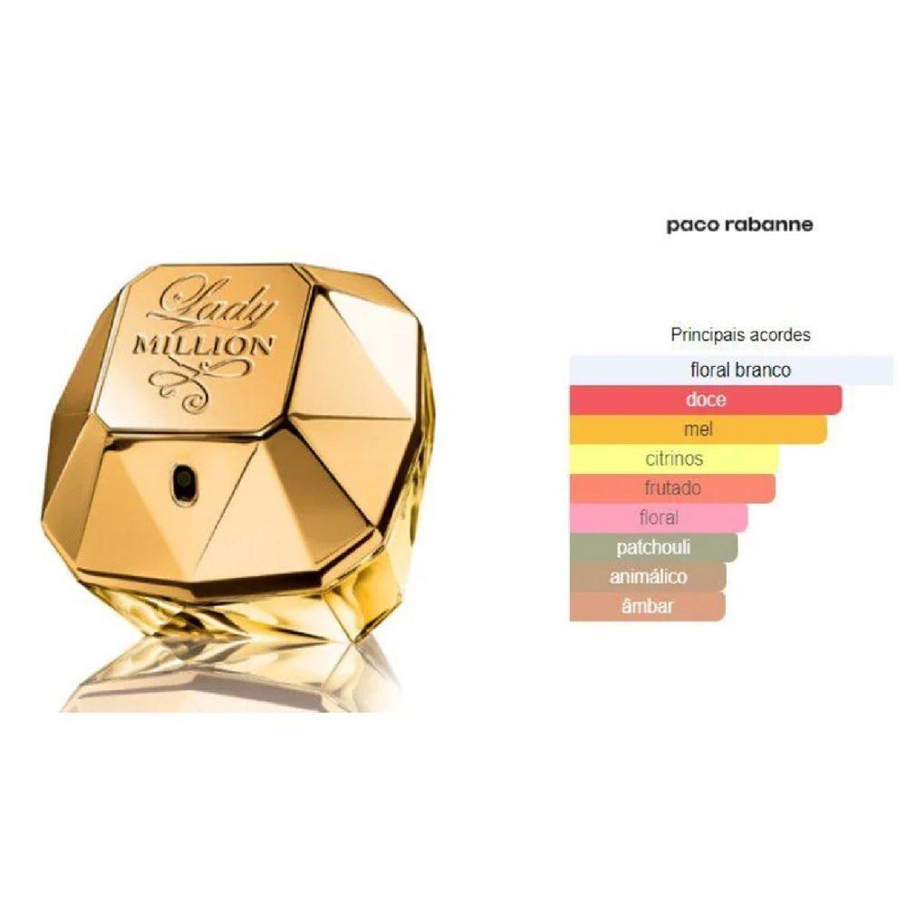Paco Rabanne Lady Million Edp | Perfume Feminino 80ml - 2