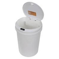 Lixeira Automática Redonda 12 Litros Com Sensor Branca - 3