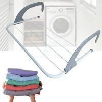 Varal Portátil Portas Janela Seca Roupa Apartamento Prático - 2