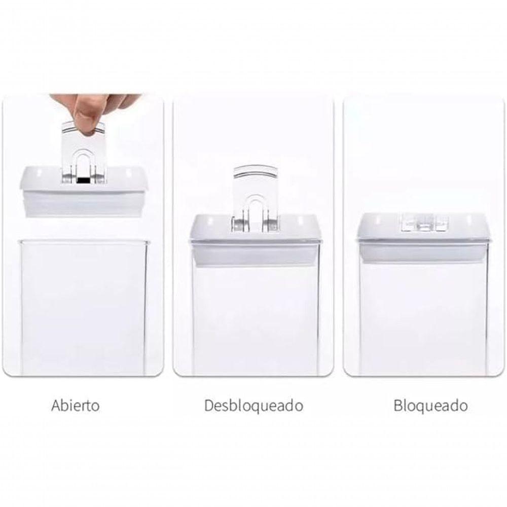 Kit Potes Herméticos Acrílico Multiuso - 7 Peças - 2