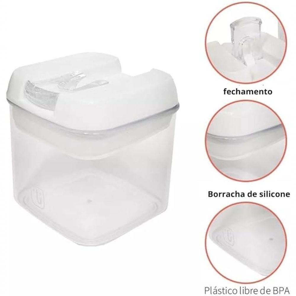 Kit Potes Herméticos Acrílico Multiuso - 7 Peças - 3