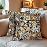 Kit 2 Capas De Almofadas Bagdade 45x45cm Cama Inbox - 1