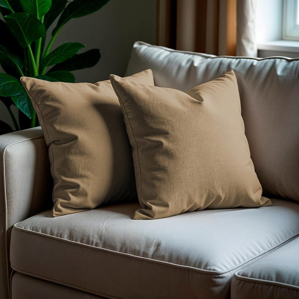 Kit 2 Capas De Almofadas Boucle Caramelo 45x45cm Cama Inbox - 1