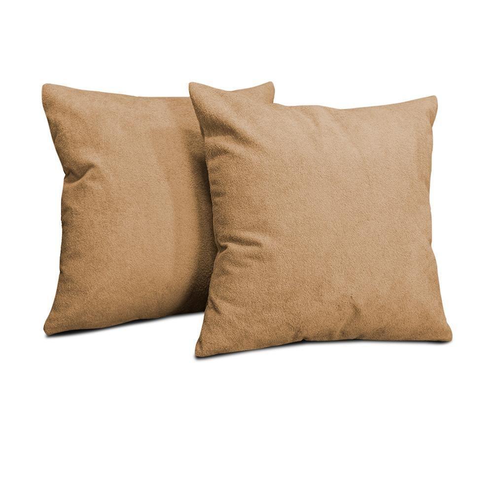 Kit 2 Capas De Almofadas Boucle Caramelo 45x45cm Cama Inbox - 5